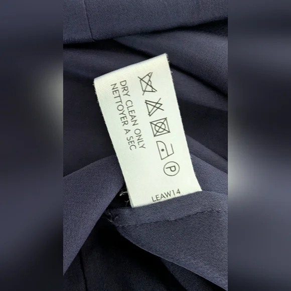 Thomas Pink Dark Blue/Purple Silk Button Down Shirt - Picture 4 of 8